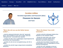 Tablet Screenshot of finanzenimganzen.de